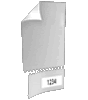 Eintrittskarte DIN lang perforiert & 1 x nummeriert 4/4 farbig + Sonderfarbe Silber